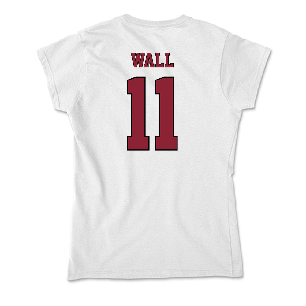 NCCU - NCAA Football : Mehki Wall - Soft Style Women’s T-Shirt-1
