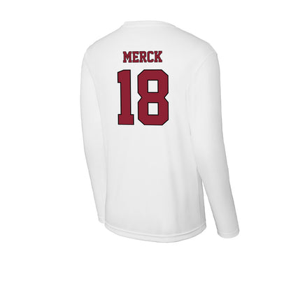 NCCU - NCAA Football : Carter Merck - Activewear Long Sleeve T-Shirt-1