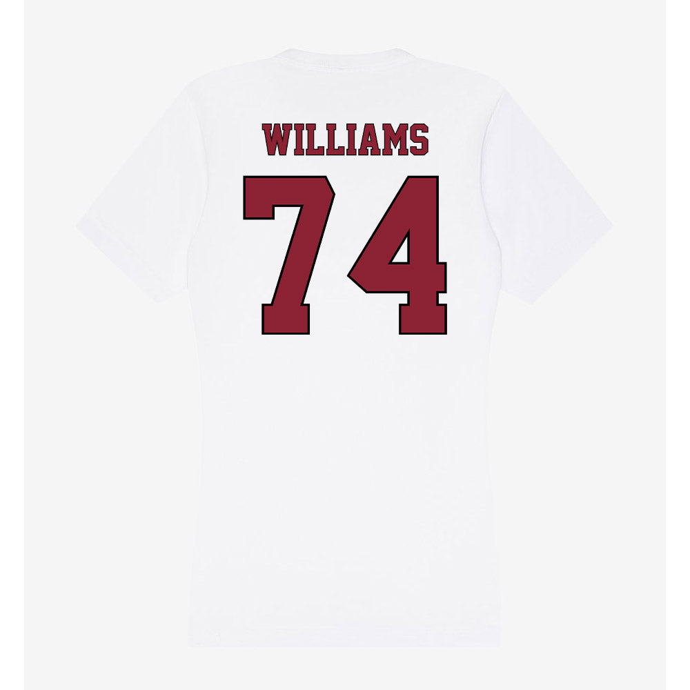 NCCU - NCAA Football : Kerwin Williams - Women's V-Neck T-Shirt-1