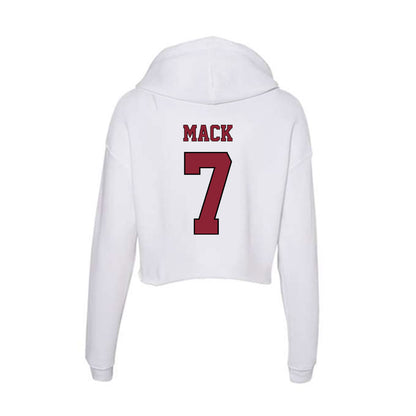 NCCU - NCAA Softball : Simone Mack - Women's Crop Fleece Hoodie-1