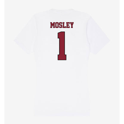 NCCU - NCAA Football : Chris Mosley - Women's V-Neck T-Shirt-1
