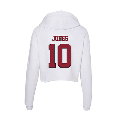 NCCU - NCAA Football : Joshua Jones - Women's Crop Fleece Hoodie-1