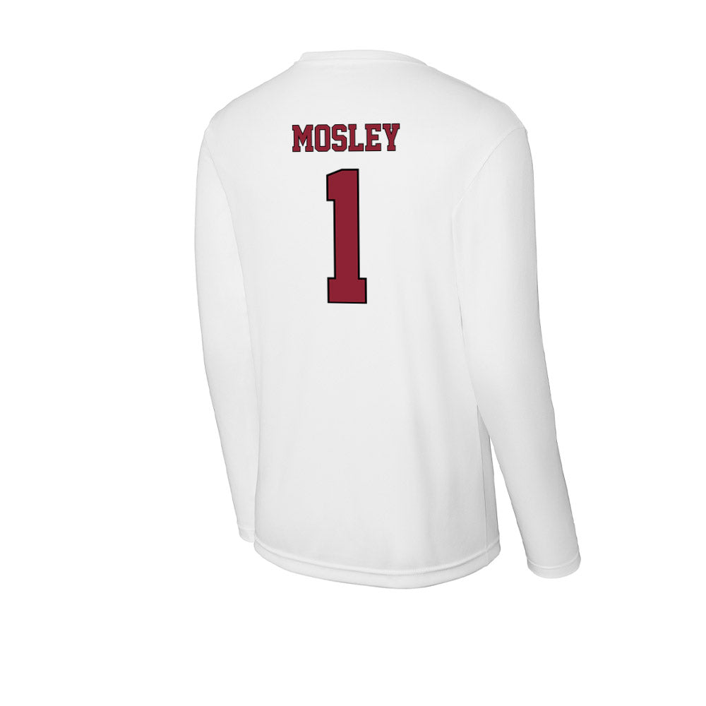 NCCU - NCAA Football : Chris Mosley - Activewear Long Sleeve T-Shirt-1