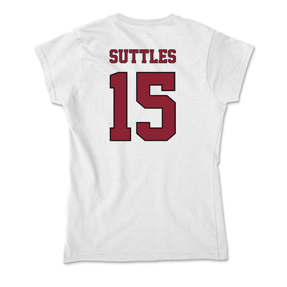 NCCU - NCAA Softball : Tyler Suttles - Soft Style Women’s T-Shirt-1
