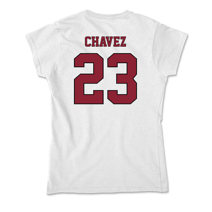 NCCU - NCAA Softball : Izabella Chavez - Soft Style Women’s T-Shirt-1