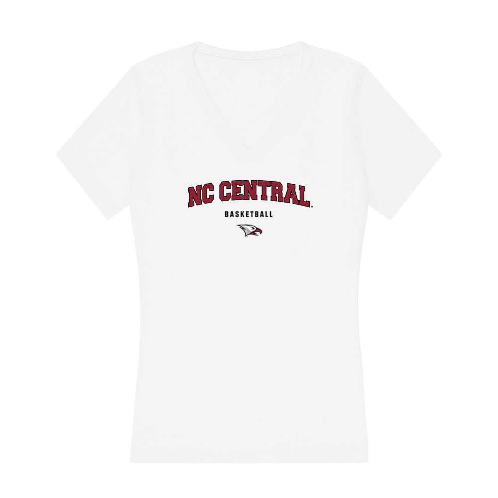 NCCU - NCAA Women's Basketball : Aaliyah Grant - Women's V-Neck T-Shirt-0