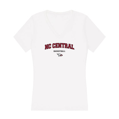 NCCU - NCAA Women's Basketball : Aaliyah Grant - Women's V-Neck T-Shirt-0