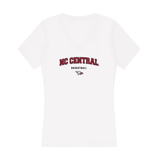NCCU - NCAA Women's Basketball : Aaliyah Grant - Women's V-Neck T-Shirt-0