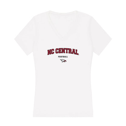 NCCU - NCAA Football : Devin Smith - Women's V-Neck T-Shirt-0