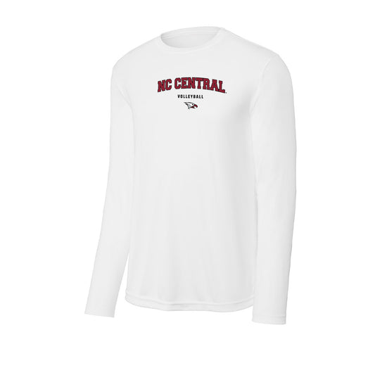 NCCU - NCAA Women's Volleyball : Aniah Bass - Activewear Long Sleeve T-Shirt-0