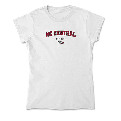 NCCU - NCAA Softball : Sierra Soto - Soft Style Women’s T-Shirt-0