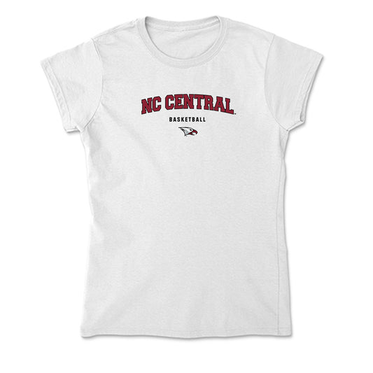 NCCU - NCAA Men's Basketball : Tyler Mason - Soft Style Women’s T-Shirt-0