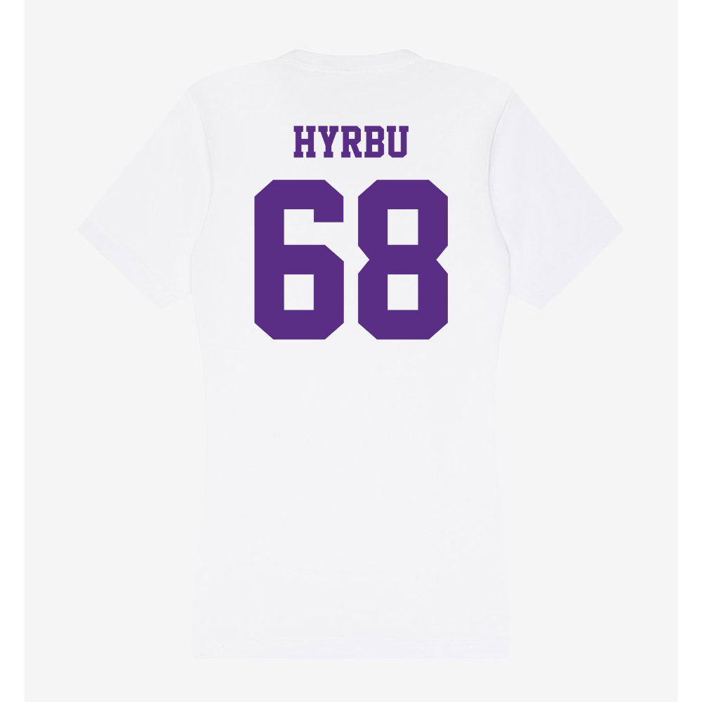 Furman - NCAA Football : Tim Hyrbu - Classic Shersey Women's V-Neck T-Shirt-1