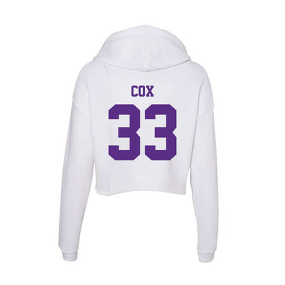 Furman - NCAA Men's Soccer : Gabe Cox - Women's Crop Fleece Hoodie-1