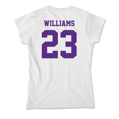 Furman - NCAA Football : Trae Williams - Classic Shersey Soft Style Women’s T-Shirt-1