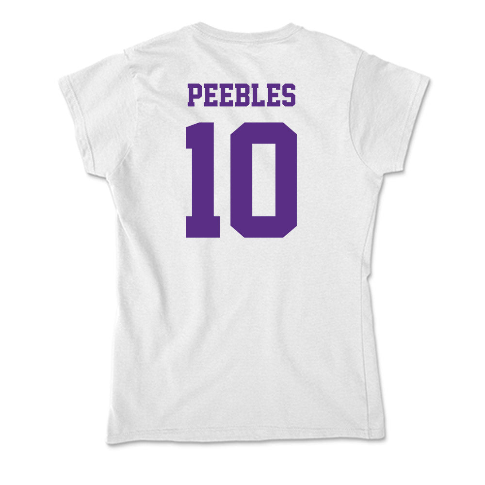 Furman - NCAA Football : Braylon Peebles - Soft Style Women’s T-Shirt-1