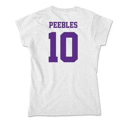 Furman - NCAA Football : Braylon Peebles - Soft Style Women’s T-Shirt-1