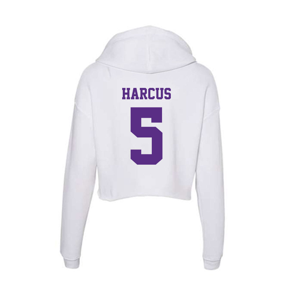 Furman - NCAA Women's Lacrosse : Sophia Harcus - Women's Crop Fleece Hoodie-1