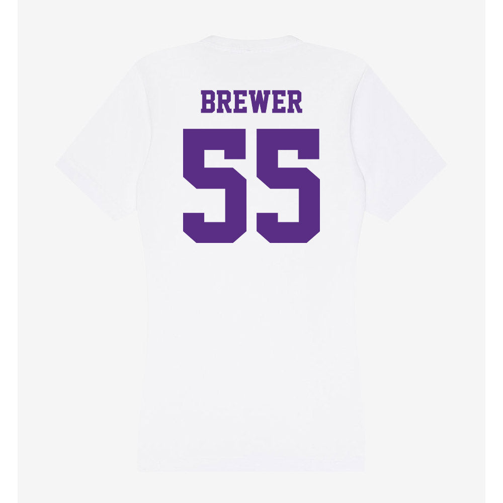 Furman - NCAA Women's Lacrosse : Madigan Brewer - Women's V-Neck T-Shirt-1