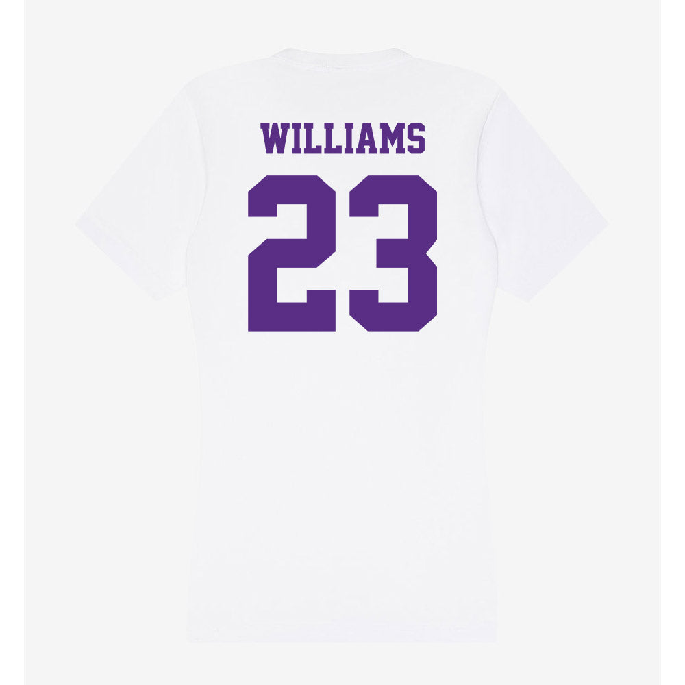 Furman - NCAA Football : Trae Williams - Classic Shersey Women's V-Neck T-Shirt-1