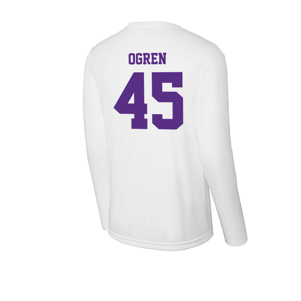 Furman - NCAA Women's Lacrosse : Juliette Ogren - Activewear Long Sleeve T-Shirt-1