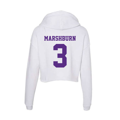 Furman - NCAA Softball : Hope Marshburn - Women's Crop Fleece Hoodie-1