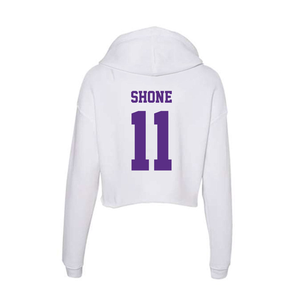 Furman - NCAA Women's Lacrosse : Sophie Shone - Women's Crop Fleece Hoodie-1