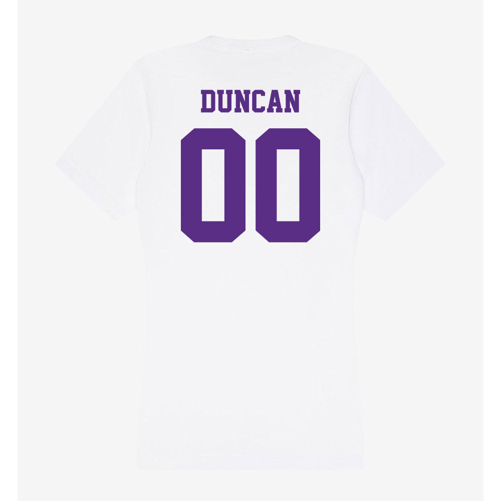 Furman - NCAA Football : Jay Duncan - Women's V-Neck T-Shirt-1
