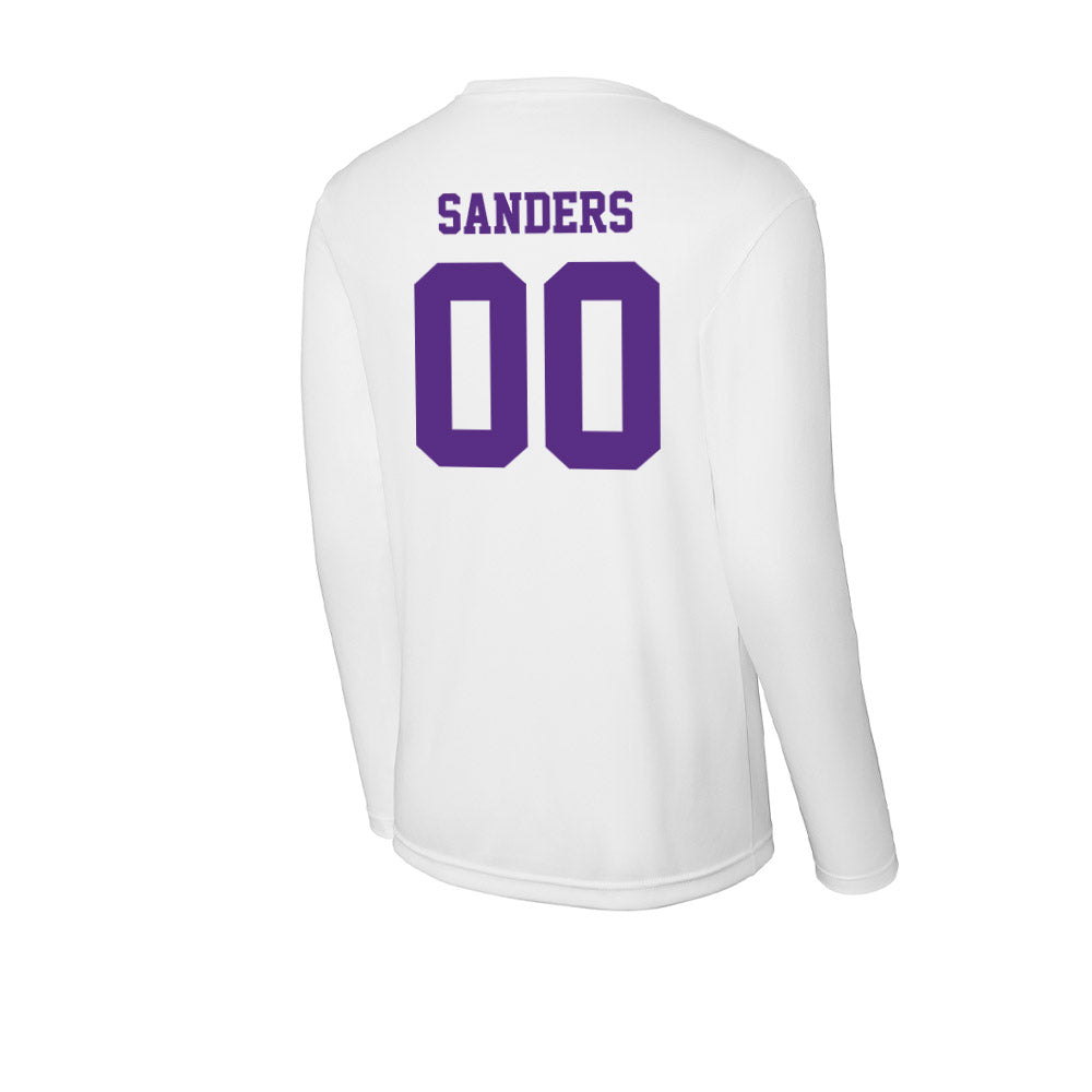 Furman - NCAA Football : Cooper Sanders - Activewear Long Sleeve T-Shirt-1
