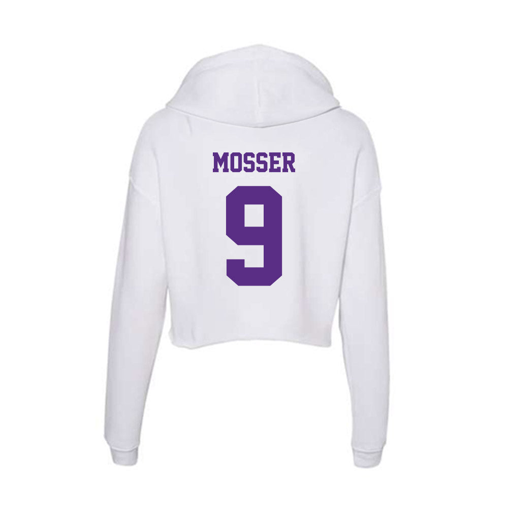 Furman - NCAA Women's Lacrosse : Lily Mosser - Women's Crop Fleece Hoodie-1