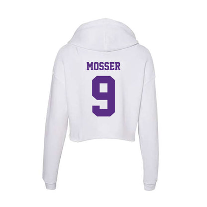 Furman - NCAA Women's Lacrosse : Lily Mosser - Women's Crop Fleece Hoodie-1