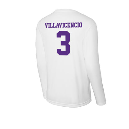 Furman - NCAA Men's Soccer : David Villavicencio - Classic Shersey Activewear Long Sleeve T-Shirt-1