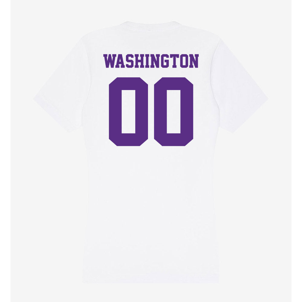 Furman - NCAA Football : Ethan Washington - Women's V-Neck T-Shirt-1