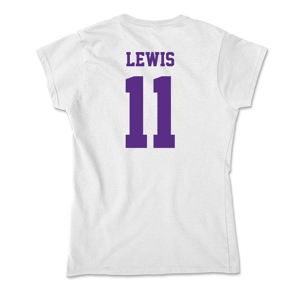 Furman - NCAA Men's Basketball : Gunnar Lewis - Classic Shersey Soft Style Women’s T-Shirt-1