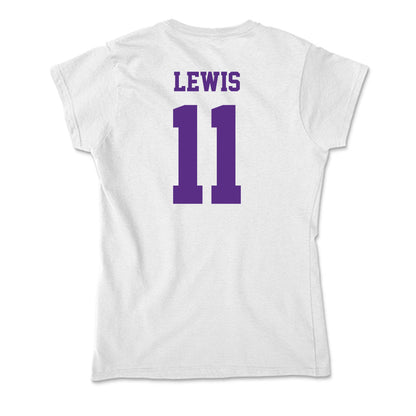 Furman - NCAA Men's Basketball : Gunnar Lewis - Classic Shersey Soft Style Women’s T-Shirt-1