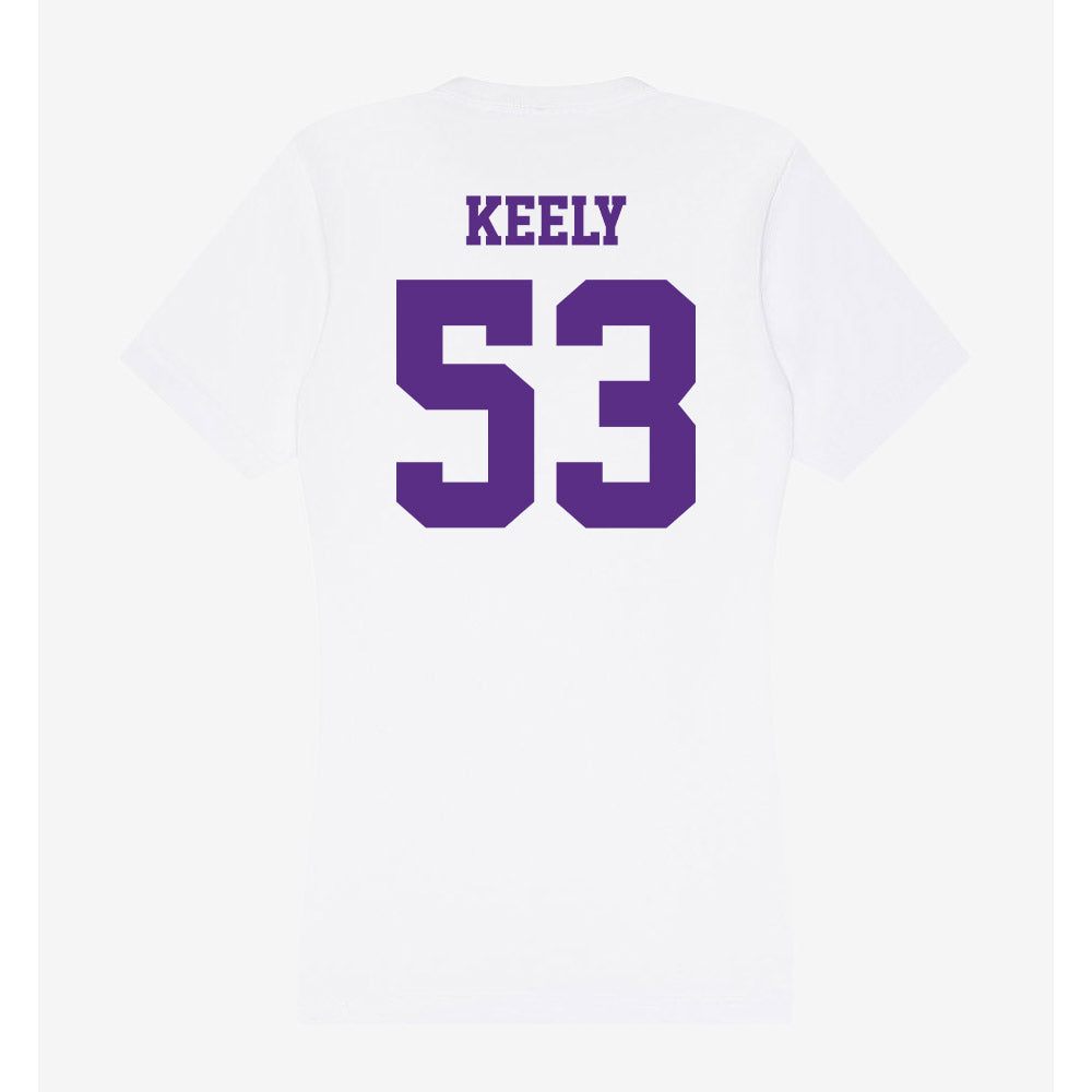 Furman - NCAA Football : Mason Keely - Women's V-Neck T-Shirt-1