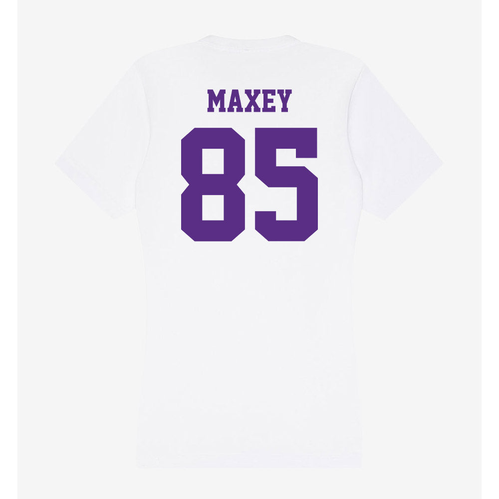 Furman - NCAA Football : Kade Maxey - Women's V-Neck T-Shirt-1