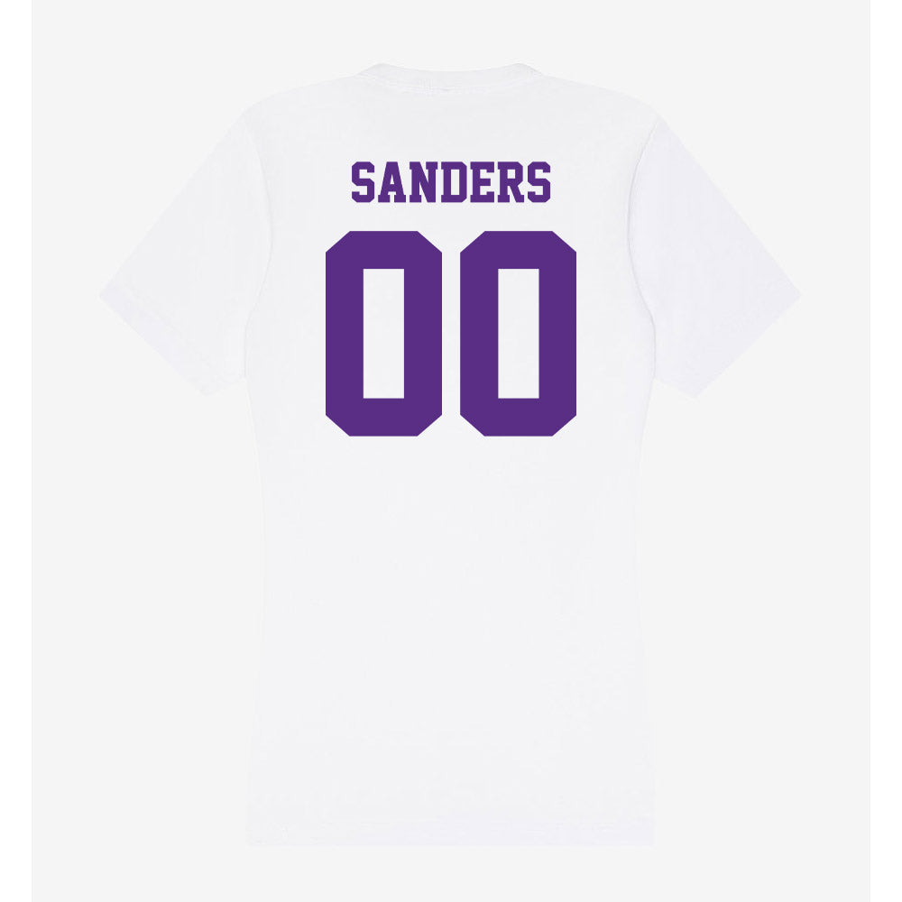 Furman - NCAA Football : Cooper Sanders - Women's V-Neck T-Shirt-1