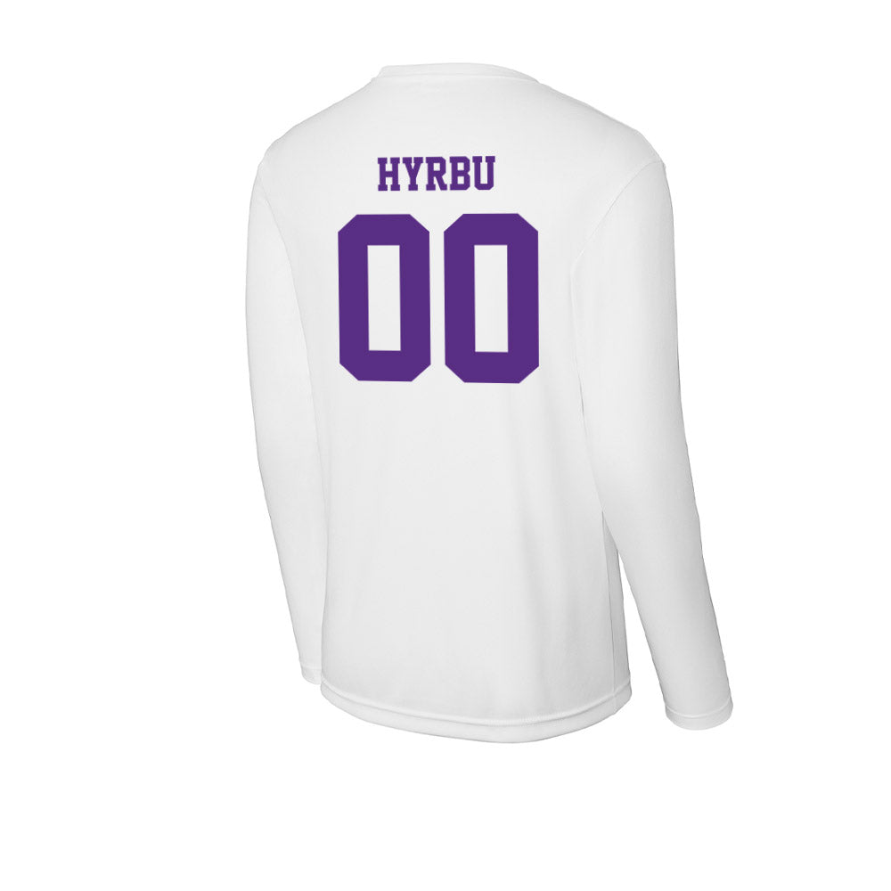 Furman - NCAA Football : Tim Hyrbu - Activewear Long Sleeve T-Shirt-1