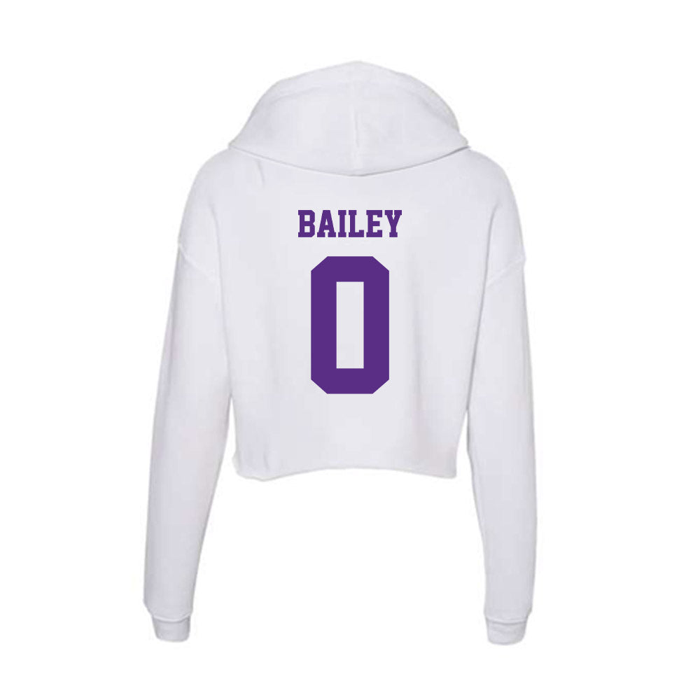 Furman - NCAA Women's Basketball : Lauren Bailey - Women's Crop Fleece Hoodie-1