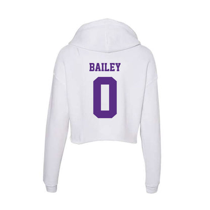 Furman - NCAA Women's Basketball : Lauren Bailey - Women's Crop Fleece Hoodie-1