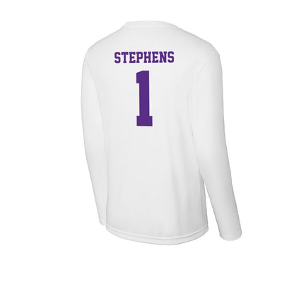 Furman - NCAA Football : Vernon Stephens - Activewear Long Sleeve T-Shirt-1