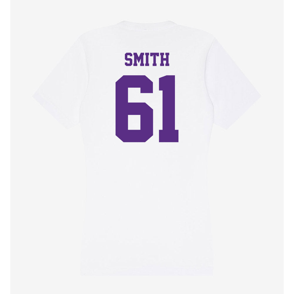 Furman - NCAA Football : Brady Smith - Women's V-Neck T-Shirt-1