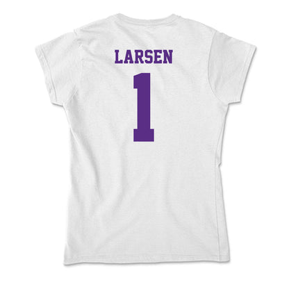 Furman - NCAA Women's Lacrosse : Cassie Larsen - Soft Style Women’s T-Shirt-1