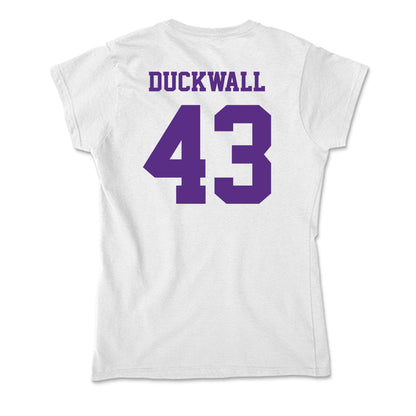 Furman - NCAA Football : Max Duckwall - Classic Shersey Soft Style Women’s T-Shirt-1