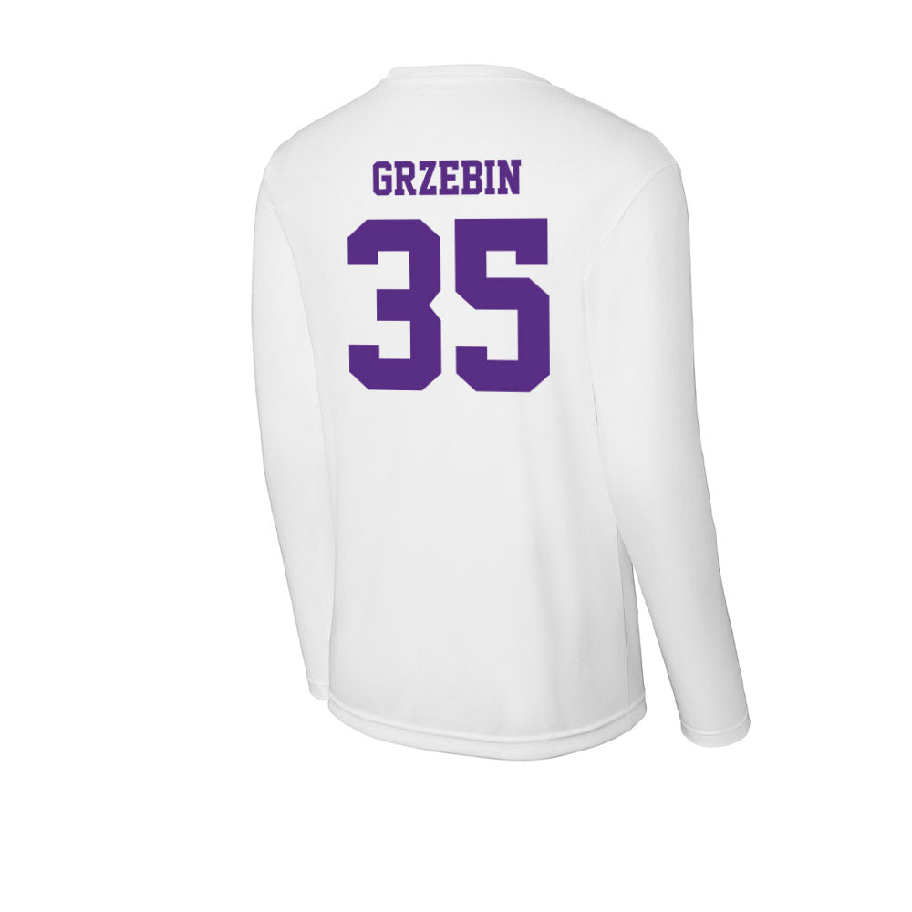 Furman - NCAA Football : Emmett Grzebin - Activewear Long Sleeve T-Shirt-1