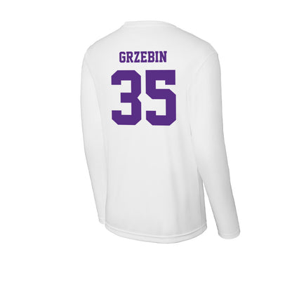 Furman - NCAA Football : Emmett Grzebin - Activewear Long Sleeve T-Shirt-1