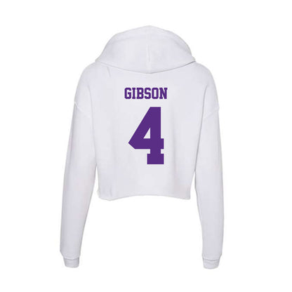 Furman - NCAA Women's Lacrosse : Grace Gibson - Women's Crop Fleece Hoodie-1