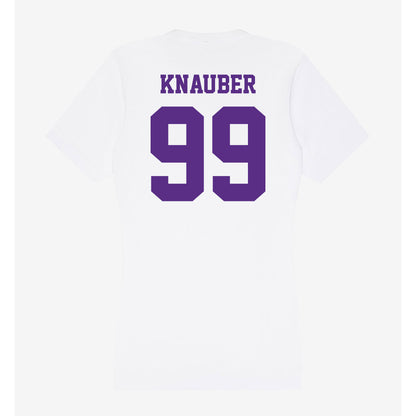 Furman - NCAA Football : Bruce Knauber - Women's V-Neck T-Shirt-1