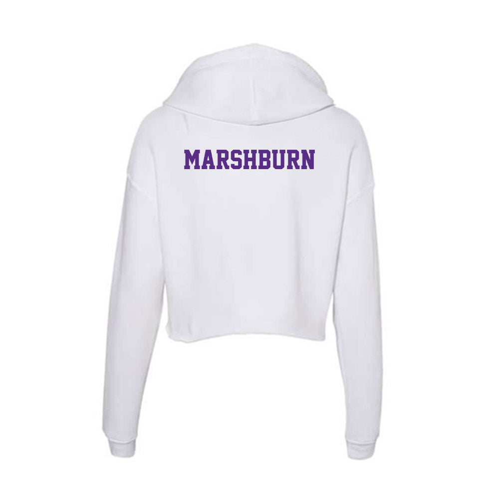 Furman - NCAA Softball : Hope Marshburn - Women's Crop Fleece Hoodie-1